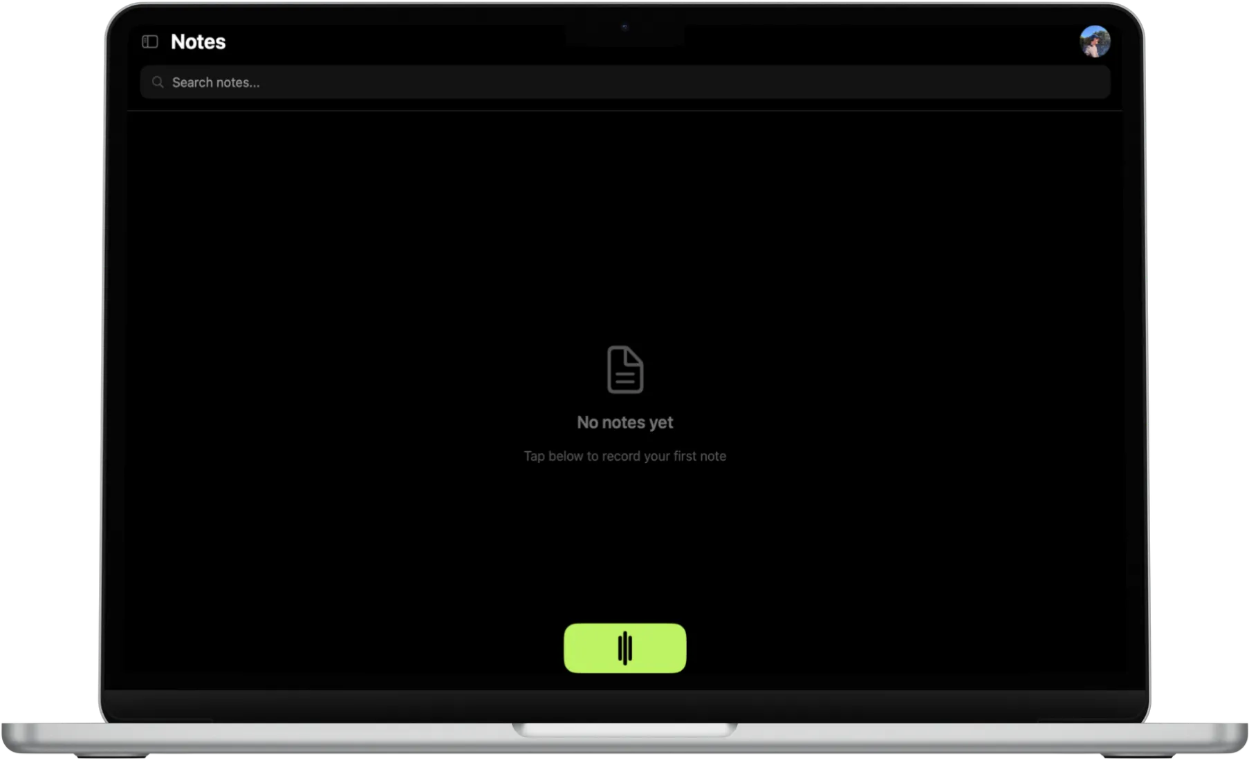 SpeaktoFinance expense capture on desktop
