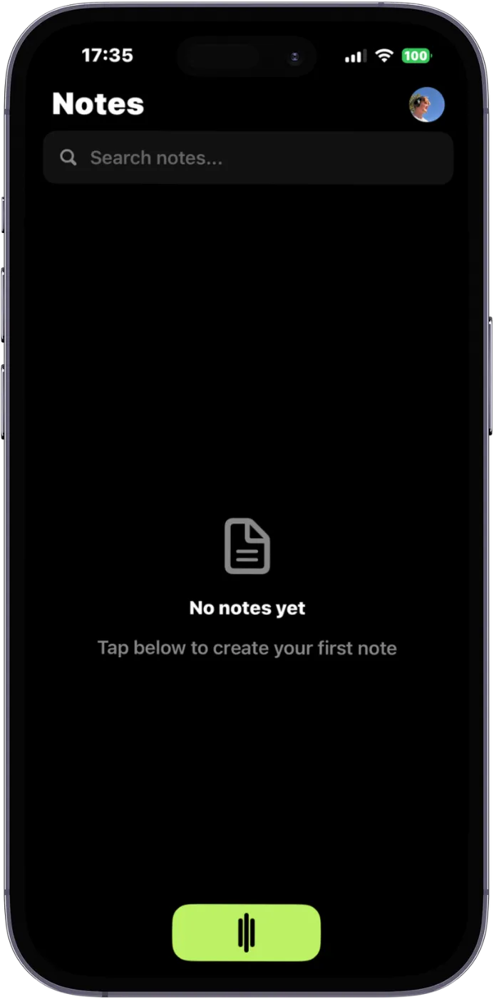 SpeaktoFinance on iPhone